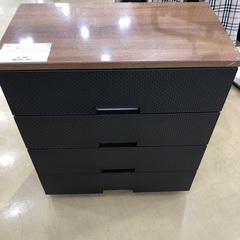 【軽トラック貸出サービス有】ウッドトップチェスト 4段