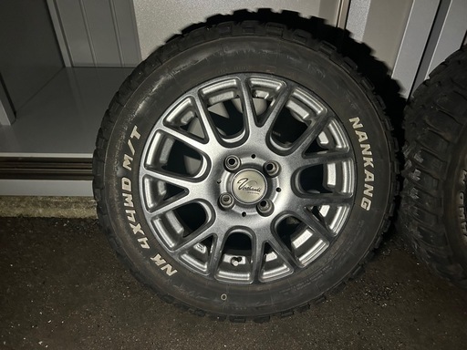 決まりました。Verthandi ヴェルザンディ 14×4.5j +45 4穴 pcd100 2020 ナンカン NANKANG NK 4x4WD M/T 165/65R14