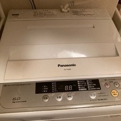 決まりました。洗濯機Panasonic NA-F60B8　2015年式
