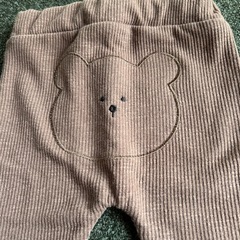 【美品】お尻クマ刺繍　パンツ　スパッツの画像
