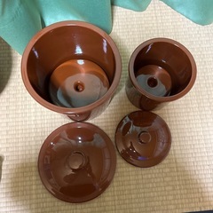 引き取り決まりました。かめ壺　3点 の画像