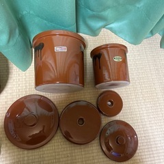 引き取り決まりました。かめ壺　3点 の画像