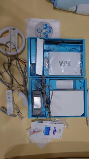 wii　本体セット　マリオカートのソフト付属