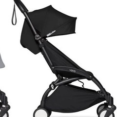 【中古】BABYZEN YOYO 6+ ベビーカー/ブラック×ブ...