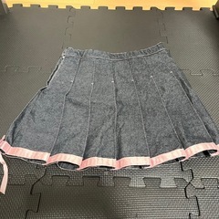 【メゾピアノ】120cm デニムスカートの画像