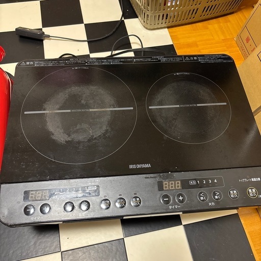 通電確認済みアイリスオーヤマ製 IHクッキングヒーター