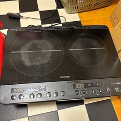 通電確認済みアイリスオーヤマ製 IHクッキングヒーター
