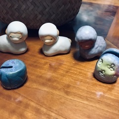 手作り　羊　カードホルダー　一つ150円