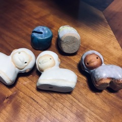 手作り　羊　カードホルダー　一つ150円の画像
