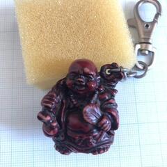 キーホルダー2個　七福神　布袋尊　目玉飛び出しダルマ　ストラップの画像