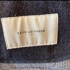 ナノユニバース　ダッフルコートの画像