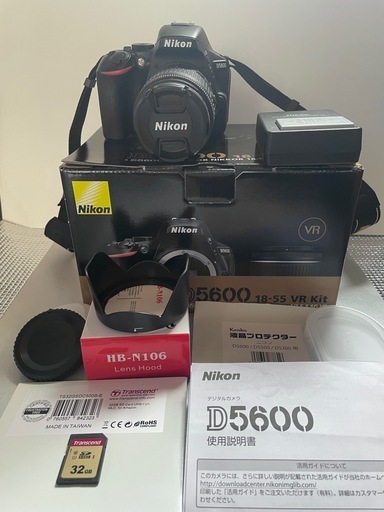 シャッター総数950回 Nikon 一眼 D5600 18-55 レンズキット Amazon | Nikon デジタル一眼レフカメラ D5600 AF-P 18-55 VR