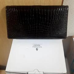 ワニ革のバッグです。の画像