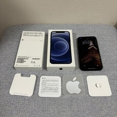 iPhone 12 BLACK(動作確認済 美品) 　