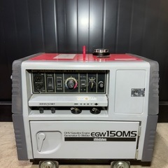 【美品】新ダイワ 溶接機 防音型 ウェルダー shindaiwa ガソリン 発電機 エンジン溶接機 建設機械 土木 EGW 150MS 溶接 現場 DIY 大阪 機械