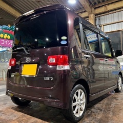 最上級グレード☆月々9千円〜分割可❗️車検2年付き！【名義変更代込み】広い車内！大人気‼️ダイハツ タント G☆HDDナビ付き☆走行中DVD見れます☆ETC付き☆純正アルミ☆電動スライドドア☆ドライブレコーダー☆そのまま乗って帰れます！の画像