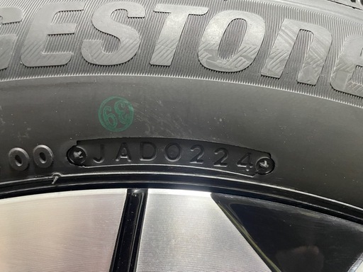 【新品未使用】スバル レヴォーグレイバック 純正SAAアルミホイール＋2024年製スタッドレス4本セット ブリヂストン VRX3 22