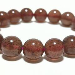 ストロベリークォーツ　ブレスレットの画像