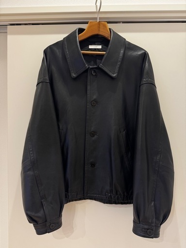 LIDNM LEATHER SHORT BLOUSON レザーショートブルゾン