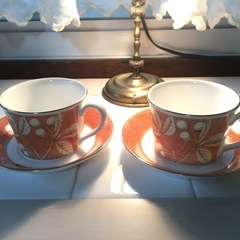 WEDGWOOD 超希少★新品★ウェッジウッド カップ＆ソーサー 2客 の画像