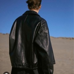 LIDNM LEATHER SHORT BLOUSON レザーショートブルゾンの画像
