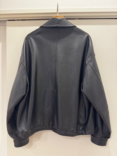 LIDNM LEATHER SHORT BLOUSON レザーショートブルゾン