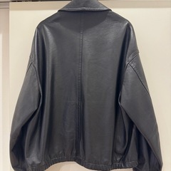 LIDNM LEATHER SHORT BLOUSON レザーショートブルゾンの画像