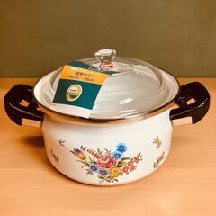 象印 ファインホーロー 両手鍋（18cm）
