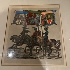 差し上げます　絵画 馬騎士