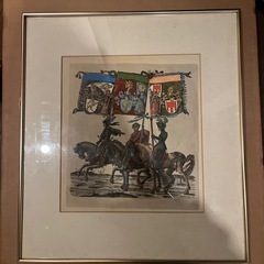 差し上げます　絵画 馬騎士の画像
