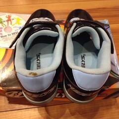 ローラーシューズ　HEELYS　水色　24センチ　ローラースケートの画像