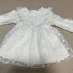 ベビー　ドレス　白