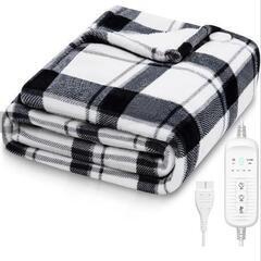 新品　電気毛布 掛け敷き兼用 ダニ退治付き 180x133cm