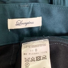 Loungedress (ラウンジドレス)　　タックパンツ　サテン　ワイドパンツ　キュロット　ロング　結婚式　パーティー　催し　エレガント　の画像