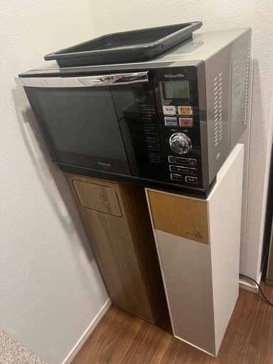 【値下げ】パナソニック　オーブンレンジ NE-M263　＋ゴミ箱2つ