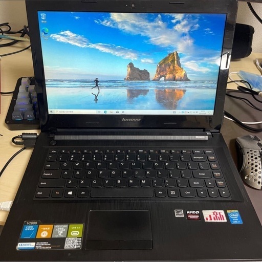 【爆速ゲーミングPC】Lenovo v1000 i7 4510u /amd r5-m230/メモリ16GB/SSD 128GB/win10/Office2021 pro\n