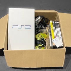 プレステ2 PS2 本体 ソフト6本 メモリーカード コントロー...