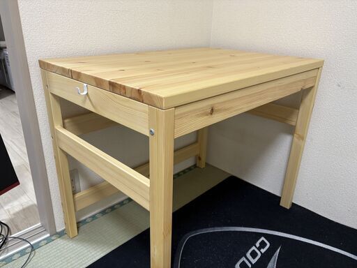 無印良品 パイン材デスク幅８６ｃｍ
