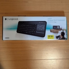 Logicool ワイヤレス タッチキーボード k400r ブラック
