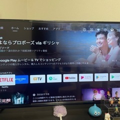 決まりました急ぎ ORION製 チューナーレステレビ 43インチ