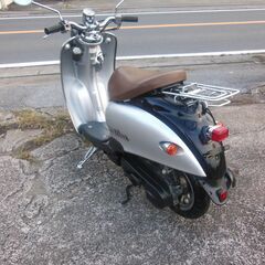 美車YAMAHA 2st VINOビーノ ブラック シルバー セル始動　速く好調 　バッテリー　フィルター新品交換　キャブレター洗浄整備他かなりお金かけ多数交換 納車整備点検済み 登録後すぐ乗り出せます。直接引き渡し　配送手配も可　SA10J　５AU　４JP　原付の画像
