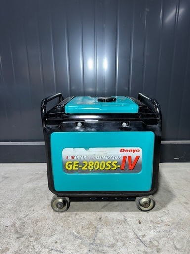GE-2800SS-IV インバーター発電機 デンヨー 防音型 発電機 100V インバータ 発電 ガソリンエンジン 防音型 災害 土木 建設機械 セル付き