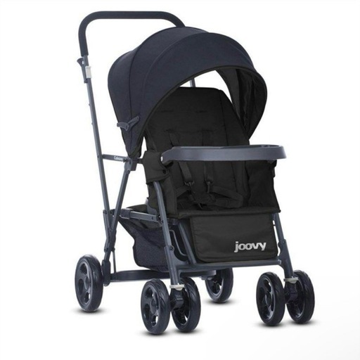 joovy カブース グラファイトストローラー 2人乗りベビーカー 黒