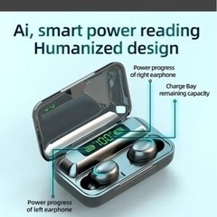 防水twsワイヤレスヘッドセット、デジタルディスプレイ,大容量充...