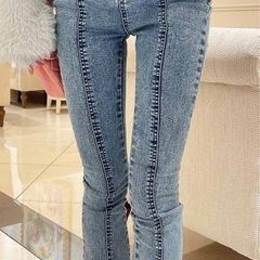 新品 シェリーミー ストレッチフレアデニム Mサイズの画像