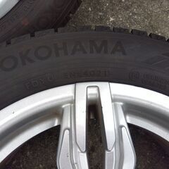 値下げ FIAT  フィアット スタッドレスタイヤ 175 65 r15 アルミホイール pcd98 ４H ４穴の画像