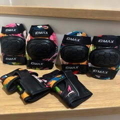 IDMAX 膝　プロテクターセット カラフル 幼児〜低学年用　自...