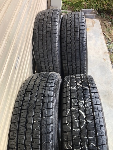 冬タイヤ ⭐︎195/80R15 ★ NV350 キャラバン用ホイール付き ★ 2021年製スタッドレス4本組