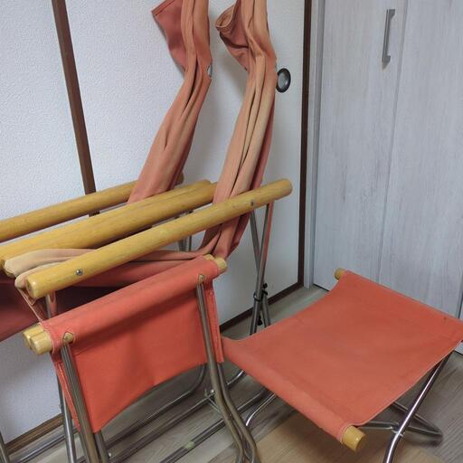 ニーチェア（オットマン付）×2