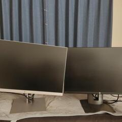 回転機能付 PCモニター ×２